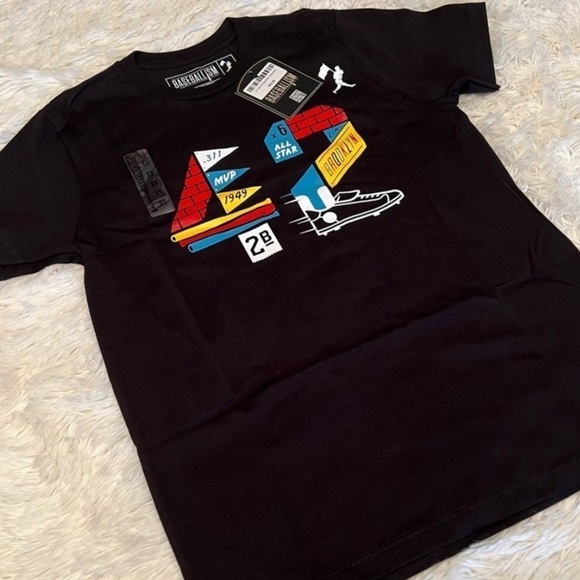 Baseballism “42” tee 2021 woman’s short sleeve shirt NWT size XS - Picture 9 of 9